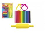 Plastilina Per Modellazione Nara 100G 12Pz Con Matrici 2Pz Con Rullo