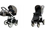 BabyLux® Color Lux | 2in1 Kinderwagen Set | Gold Grille | Kombikinderwagen | Kinderwagenset | Bu