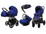 BabyLux® Color Lux | 4in1 Kinderwagen Bambimo | Sailor Blue | Kombikinderwagen | Kinderwagenset | Is
