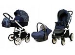 BabyLux® Color Lux | 3in1 Kinderwagen Bambimo | Forest Deer | Kombikinderwagen | Kinderwagenset | Bu