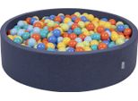 Kiddymoon Piscina Di Palline 120X30Cm 1000 Palline ∅7Cm Piscina Rotonda Con Palline Colorate Per Neonati E Bambini