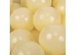 Kiddymoon 300 Palline/7Cm Palline Per Bambini Palline Da Gioco Per Il Bagno Palline Di Plastica Semplici Eu, Giallo Pastello