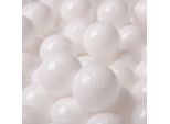 Kiddymoon 1200 ∅ 6Cm Palline Da Bagno Per Bambini Palline Giocattolo Per Bambini In Plastica Eu, Bianco