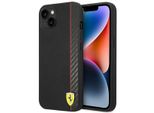 Ferrari Fehcp14Maxbk Custodia Rigida Per Iphone 14 Plus / 15Plus 6.7 Czarny/Nero Carbonio