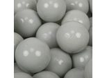 Kiddymoon 300 Palline/7Cm Palline Per Bambini Palline Da Piscina Palline Per Bambini Monocolore In Plastica Eu, Grigio-Verde