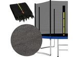 Springos Rete Esterna Per Trampolino Per Trampolino Chiusura Lampo Moschettone Protezione Anticaduta Rete Di Ricambio Rete Trampolino Accessori Protezione Integrale