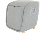Fußmassagegerät SYNCA Rei, grau (hellgrau), MassagegeräteB:48cm H:46cm T:47cm, B:48cm H:46cm T:47cm