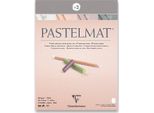 Clairefontaine, Pastelmat N°2, Blocco Pastello, Testa Incollata, 12 Fogli 24X30 Cm, 360G, 4 Colori Assortiti