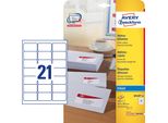 Avery Etichette Per Indirizzi A Getto D'inchiostro Zweckform, 63,5 X 38,1 Mm