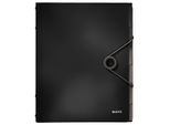 Cartella Organizzativa Leitz Solid, Din A4, Pp, 6 Scomparti, Nero