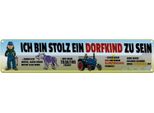 Vianmo Insegna Di Latta 10X46 Cm Bin Stolz Dorfkind Zu Sein