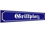 Vianmo Insegna In Legno 10X46 Cm Grillplatz Grillen