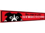 Vianmo Insegna In Legno 10X46 Cm Hier Wohnt Hundefreund Der Welt