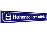 Vianmo Insegna In Legno 10X46 Cm HohenzollernbrüCke KöLn