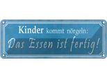 Vianmo Insegna Di Latta 10X27 Cm Kinder Kommt NöRgeln Essen