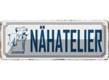 Vianmo Insegna Di Latta 10X27 Cm NäHatelier
