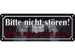 Vianmo Insegna Di Latta 10X27 Cm Nicht StöRen Bin Schon GestöRt