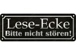 Vianmo Insegna Di Latta 10X27 Cm Lese-Ecke Bitte Nicht StöRen