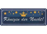 Vianmo Insegna Di Latta 10X27 Cm KöNigin Der Nacht Sterne Krone