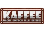 Vianmo Insegna Di Latta 10X27 Cm Kaffee Macht Alles Besser