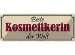 Vianmo Insegna Di Latta 10X27 Cm Beste Kosmetikerin Der Welt