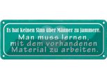 Vianmo Insegna Di Latta 10X27 Cm Keinen Sinn üBer MäNner Reden