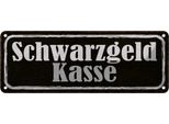 Vianmo Insegna Di Latta 10X27 Cm Schwarzgeld Kasse Geld