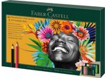 FABER-CASTELL 210054 FABER-CASTELL Polychromos & Pitt Graphite Matt Malset Farbsortiert, 50 St.