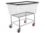Carrello Portabiancheria In Filo Metallico - Robusto Cesto Portabiancheria In Filo Metallico - 4,5 Bushels - Con Ruote Da 5 Pollici