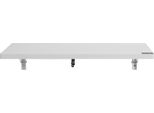 Succebuy 31,5" X 15,75"" Scrivania Pieghevole A Muro, Scrivania Galleggiante A Ribalta Con Staffa In Ferro, Scrivania Pieghevole Per Piccoli Spazi, Ufficio, Sala Da Pranzo, Lavanderia, Cucina, Bar, Bianco"