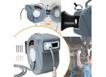 Tolletour Tubo Per Aria Compressa Accessori Per Compressori Avvolgitore Di Tubi Avvolgitore Di Aria Compressa Attacco Rapido Da 1/4" Pressione Di Esercizio Massima 12 Bar 20M"