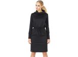 Abito Elegante Con Collo A Scialle; Nero L/40