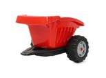 Rimorchio Ride-On Rosso Per Trattore Strong Bull