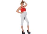 Leggings Premaman Mama 3/4 In Cotone; Grigio Screziato/S/36