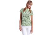 Camicia Estiva Da Donna In 5 Colori Con Colletto; Lime/S/M