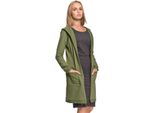 Damen Blazer Jacke Cardigan Lang; Khaki L/40