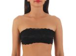 Reggiseno A Fascia Da Donna Senza Spalline Con Pizzo; Nero S