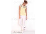 Camicia Lunga Da Donna, Tunica, Maglietta Estiva; Giallo Pastello