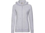 Fruit Of The Loom Giacca Con Cappuccio Da Donna / Felpa Con Cappuccio / Felpa Con Cappuccio Con Zip, Aderente BC2658 (2XL) (Grigio Screziato)