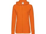 Fruit Of The Loom Giacca Con Cappuccio Da Donna / Felpa Con Cappuccio / Felpa Con Cappuccio Con Zip, Aderente BC2658 (2XL) (Arancione)