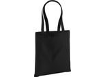 Westford Mill Earthaware Bag For Life Shopper / Borsa Della Spesa, 10 Litri (2 Pezzi/Confezione) BC4549 (Taglia Unica) (Nero)