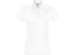 Polo Fruit Of The Loom Damen Kurzarm BC3480 (Medium) (Weiß)