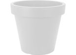 Fioriera - Round - Xxl - Ø 50 Cm - Colore: Bianco