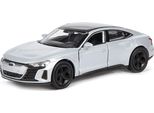 Audi Rs E-Tron Gt Modello Di Auto 12Cm Metallo Welly Modello Di Auto Giocattolo Auto Bambini Regalo 82 (Argento-Metallico)