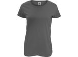Fruit Of The Loom T-Shirt Donna Lady-Fit, Manica Corta RW4724 (M) (Antracite Chiaro)