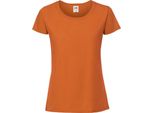 Maglietta Fruit Of The Loom Premium Donna BC3945 (S) (Neonorange)