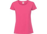 Maglietta Fruit Of The Loom Premium Donna BC3945 (2XL) (Rosa)