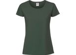 Maglietta Fruit Of The Loom Premium Donna BC3945 (Xs) (Verde Scuro)