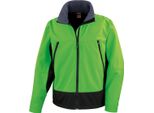Giacca Softshell Result Da Uomo, Impermeabile E Antivento BC856 (Xl) (Verde Vivo/Nero)