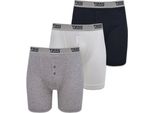 Boxer Duke London Da Uomo (3 Pezzi) DC113 (2XL) (Nero/Grigio/Bianco)